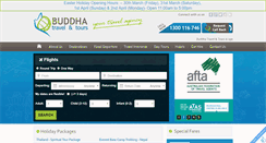 Desktop Screenshot of buddhatravel.com.au